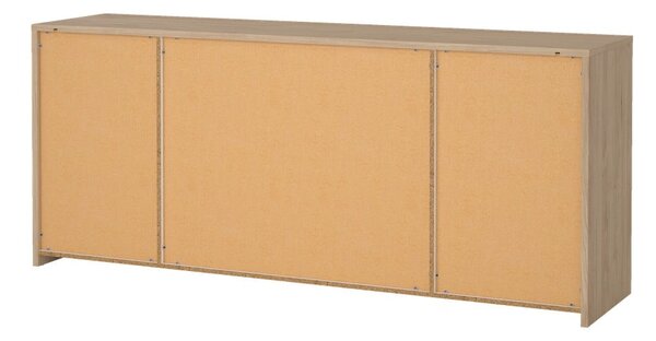 Biela/v prírodnej farbe komoda v dekore duba 197x84x48 cm Next – Tvilum