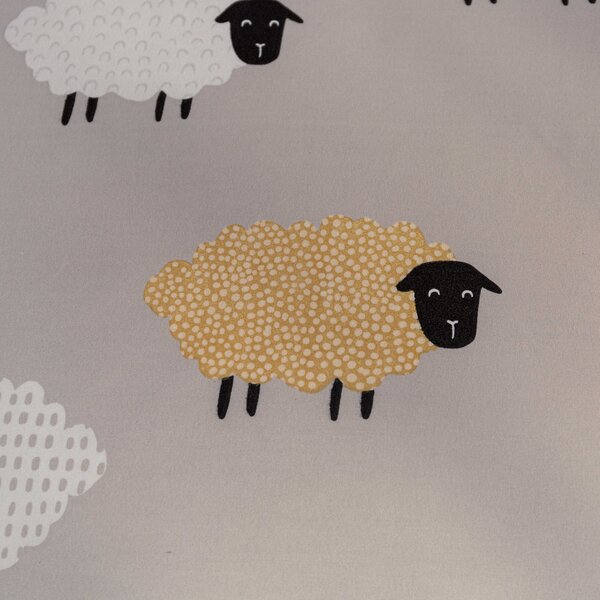 Obliečky z mikrovlákna SHEEP DREAM sivé Rozmer obliečky: 70 x 90 cm | 140 x 200 cm