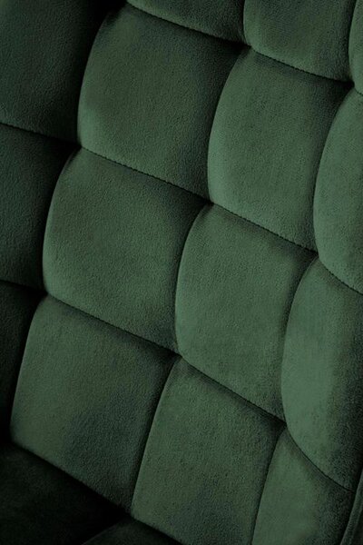 Halmar K580 jedálenská stolička, látka VELVET 57 tm.zelená