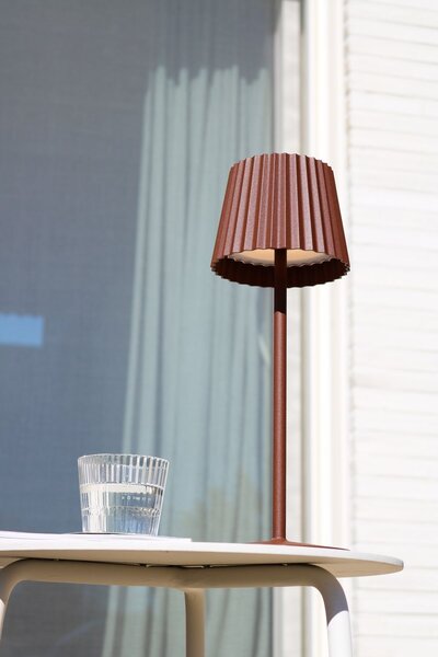 Lucide L278890297 LED vonkajšie stolné svietidlo JUSTINE | 2W integrovaný LED zdroj | 210lm | 2700K