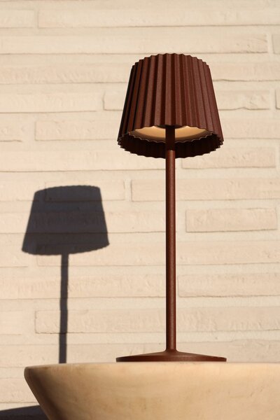 Lucide L278890297 LED vonkajšie stolné svietidlo JUSTINE | 2W integrovaný LED zdroj | 210lm | 2700K