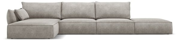 Svetlosivá rohová pohovka (ľavý roh) Vanda - Mazzini Sofas
