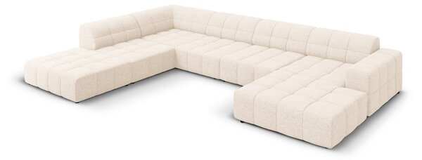 Krémová rohová pohovka (ľavý roh/do "U") Chicago – Cosmopolitan Design