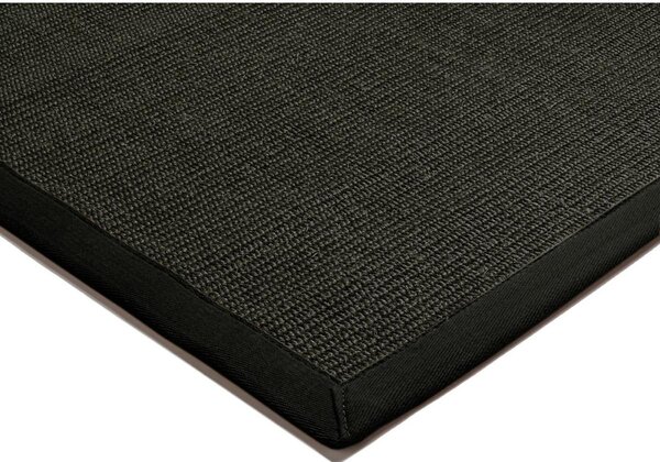 ASIATIC LONDON Sisal Black/Black - koberec ROZMER CM: 200 x 300