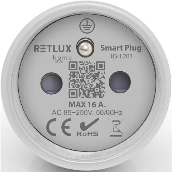 Retlux - Inteligentná zásuvka 3680W/230V/Typ E/16A Wi-Fi Tuya