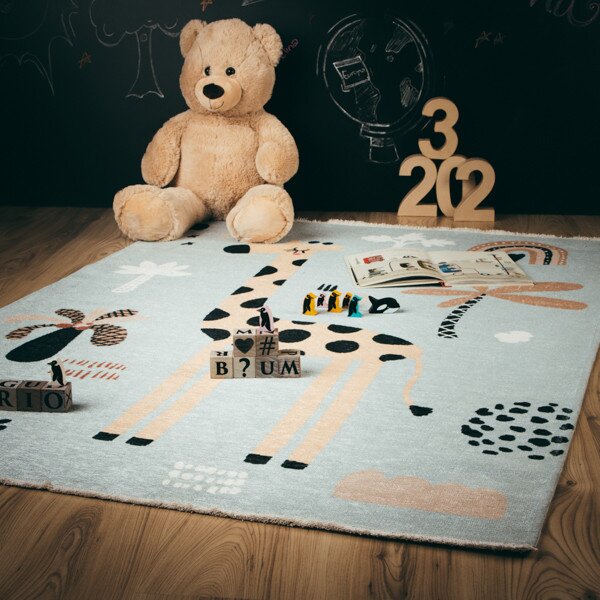 Obsession , Kusový koberec My Greta 625 Giraffe, 115x170, viacfarebná, detská izba