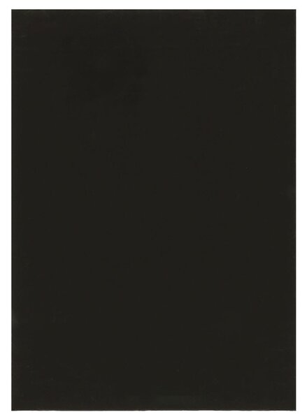 B-line , Kusový koberec COLOR UNI Black, 80x150, čierna, obývacia izba