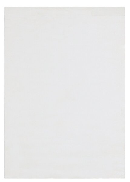 B-line , Kusový koberec COLOR UNI White, 60x100, biela, obývacia izba