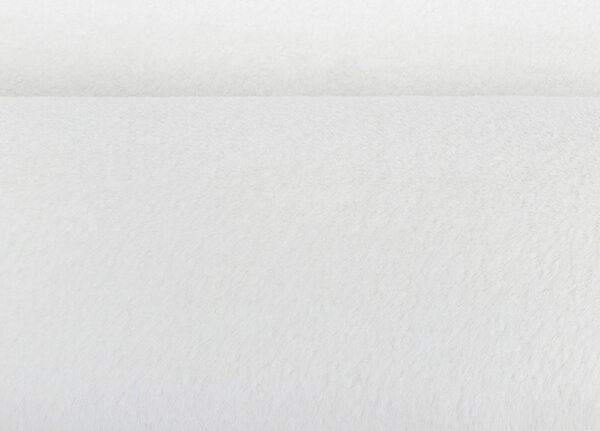 B-line , Kusový koberec COLOR UNI White, 60x100, biela, obývacia izba