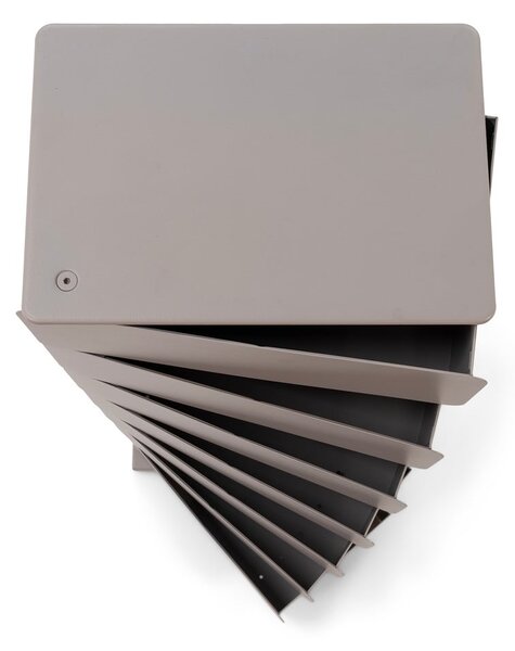 Taupe kovová komoda 37x99x26 cm Joey – Spinder Design