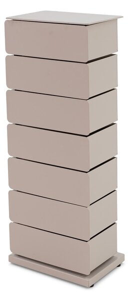 Taupe kovová komoda 37x99x26 cm Joey – Spinder Design