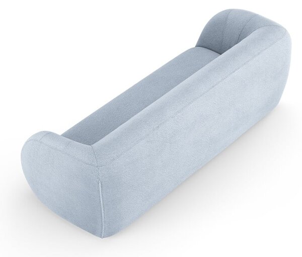 Svetlomodrá pohovka z textílie buklé 230 cm Essen – Cosmopolitan Design