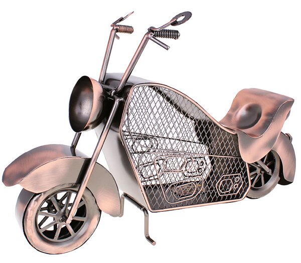Stojan na víno Kovový model Motorky 38cm (Praktický darček pre motorkára)