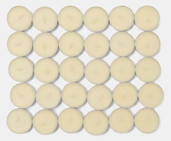Sinsay - Sada čajových sviečok Vanilla 30 pack - krémová