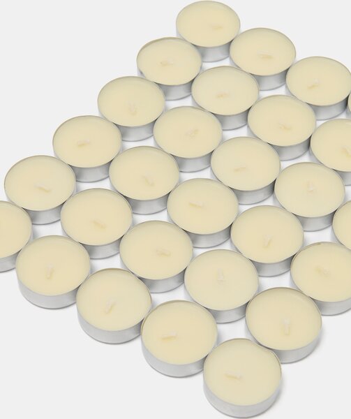 Sinsay - Sada čajových sviečok Vanilla 30 pack - krémová