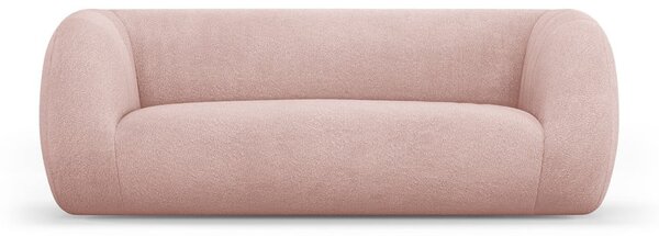 Svetloružová pohovka z textílie buklé 210 cm Essen – Cosmopolitan Design