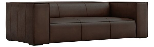 Tmavohnedá kožená pohovka 227 cm Madame - Windsor & Co Sofas