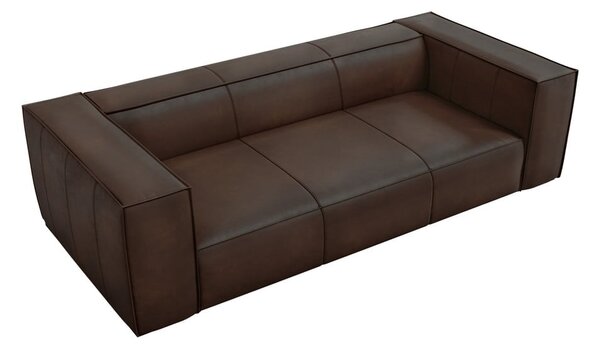 Tmavohnedá kožená pohovka 227 cm Madame - Windsor & Co Sofas