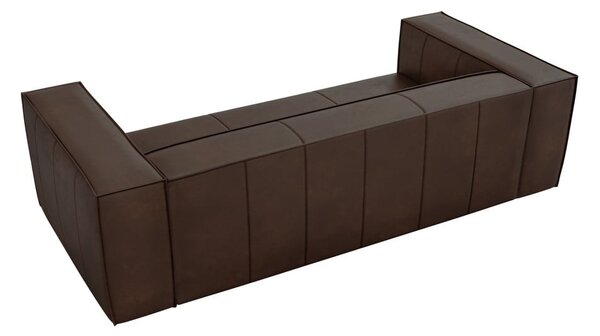 Tmavohnedá kožená pohovka 227 cm Madame - Windsor & Co Sofas
