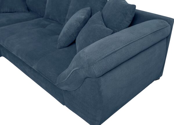 ROHOVÁ SEDAČKA, textil, tmavomodrá P & B - Sedačky, Online Only