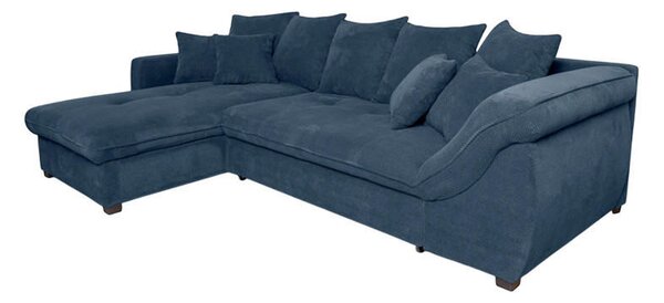 ROHOVÁ SEDAČKA, textil, tmavomodrá P & B - Sedačky, Online Only