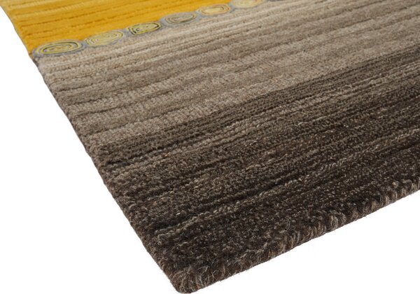 ORIENTÁLNY KOBEREC, 60/90 cm hnedá, žltá Cazaris - Koberce