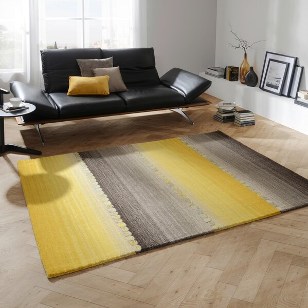 ORIENTÁLNY KOBEREC, 70/140 cm hnedá, žltá Cazaris - Koberce