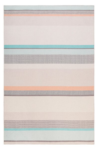 PLOCHO TKANÝ KOBEREC, 160/230 cm oranžová, tyrkysová, taupe, béžová Esprit - Koberce