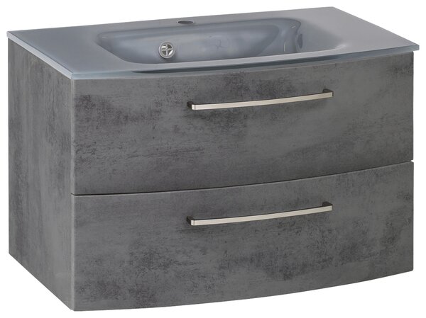 SKRINKA S UMÝVADLOM, 80 cm Held - Kúpeľňové skrinky, Online Only
