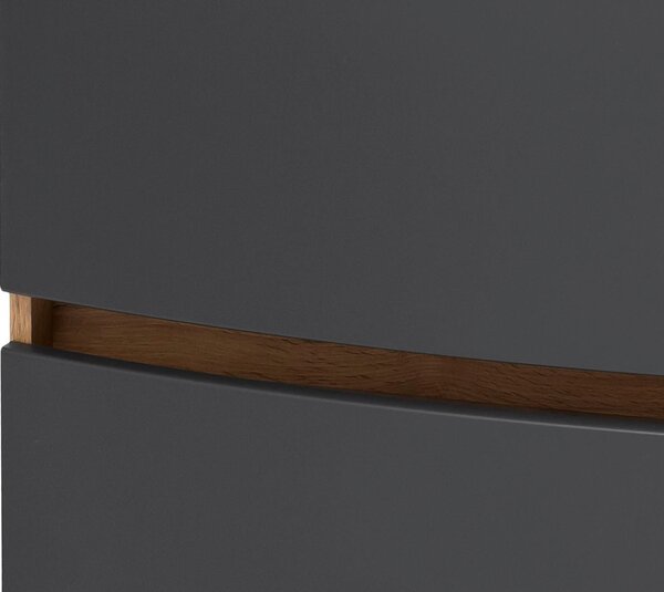 SKRINKA S UMÝVADLOM, sivá, farba duba, 80 cm Held - Kúpeľňové skrinky, Online Only