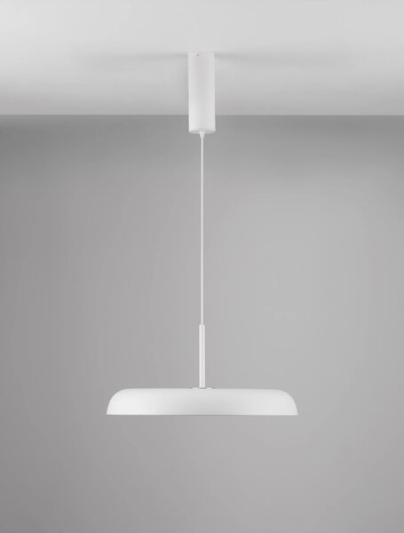 Stmievateľný LED luster Linus 45 biele – Biela