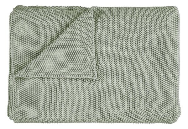 Dizajnový pléd Nordic Knit by Marc O´Polo, 130x170 cm, Garden green
