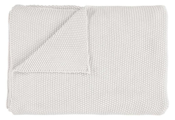 Dizajnový pléd Nordic Knit by Marc O´Polo, 130x170 cm, Off white
