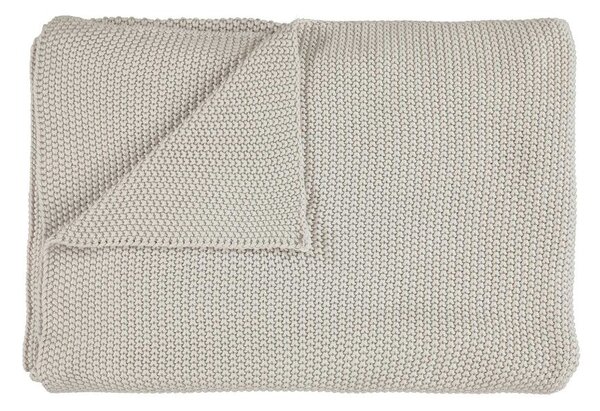 Dizajnový pléd Nordic Knit by Marc O´Polo, 130x170 cm, Oatmeal