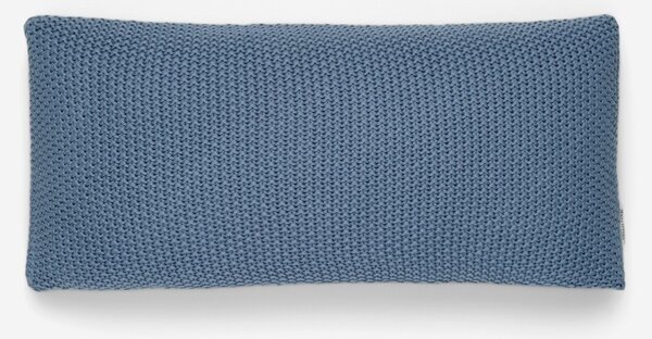 Dizajnový dekoračný vankúšik Nordic Knit by Marc O´Polo, 30x60 cm, Smoke blue
