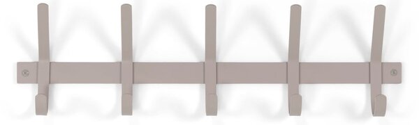 Taupe kovový nástenný vešiak 70 cm Dexter – Spinder Design