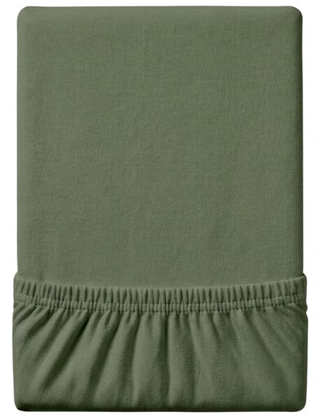 Jersey plachta EXCLUSIVE tmavozelená 90x200 cm, 100% bavlna