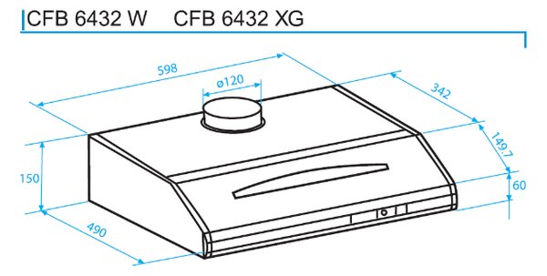 BEKO CFB6432W biela + kupóny na daľší nákup - Odsávač pár
