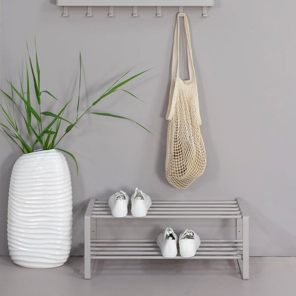 Taupe kovová skrinka na topánky 70x29x27 cm Rex – Spinder Design
