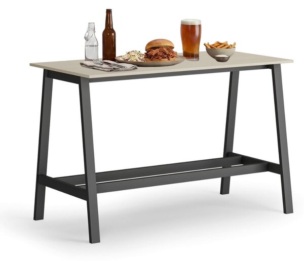 Vysoký barový stôl, 1600 x 800 mm, breza