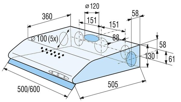 Mora OP 530 W + kupóny na daľší nákup - Odsávač pár