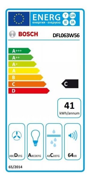 Bosch DFL063W56 + kupóny na daľší nákup - Výsuvný odsávač pár