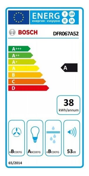 Bosch DFR067A52 + kupóny na daľší nákup - Výsuvný odsávač pár