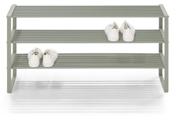Sivozelená kovová skrinka na topánky 100x48,5x29 cm Rex – Spinder Design