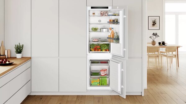 Bosch KIV86VSE0 + kupóny na daľší nákup - Chladnička kombinovaná zabudovateľná