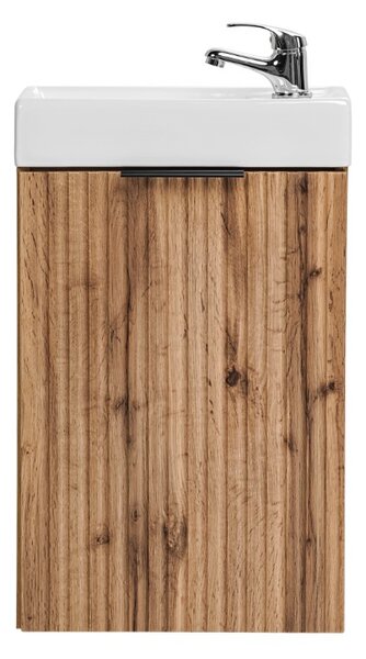 Kúpeľňová skrinka s umývadlom ADEL Oak U40/1 | 40 cm