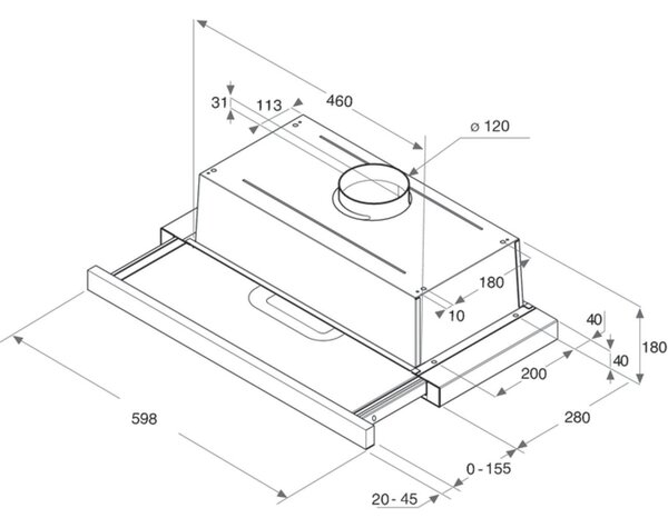 Whirlpool AKR 749/1 IX + kupóny na daľší nákup - Odsávace par