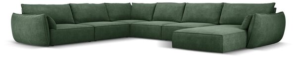 Tmavozelená rohová pohovka (ľavý roh) Vanda - Mazzini Sofas