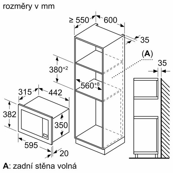 Siemens BE623LMB3 + kupóny na daľší nákup - Mikrovlnná rúra zabudovateľná