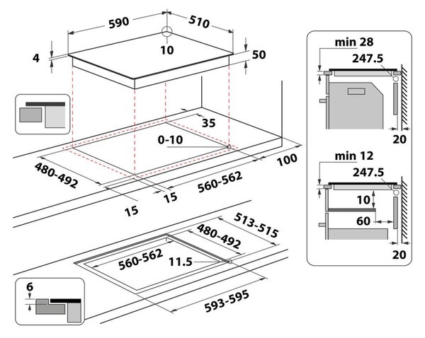 Whirlpool WL S1360 NE + kupóny na daľší nákup - Indukčná varná doska